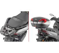 Givi Monolock/monokey Yamaha X-max 125/300&tricity 300 Topcase Heckmontage One Size