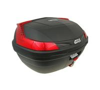 Givi Monolock top case B47 Lame noir 47L | Côtes 340×445×570 millimètres; hauteur, profondeur, largeur; charge 3 kilogrammes, base, 2 clés, pose universelle sur support