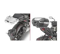Givi Support top-case arrière 1165FZ pour Honda CB1000R Monokey/Monolock Noir
