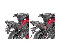 Givi Porte-valises Monokey pour Yamaha MT-09 Tracer – Fixation rapide – Noir