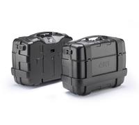 GIVI Paire De Valises Latérales 33 Lt Avec Finition Argentée