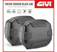 Givi Paire Valises Latéral New Trekker II TRK35B Litres 35 Noir Aluminium