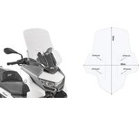 GIVI PARE BRISE HAUT BMW C 400 GT '19 SANS FIXATION (5132DT)