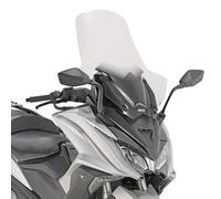 Givi Pare-brise D6110STG - transparent - 580 mm x 660 mm (hxl) - pour Kymco AK 550 (17-22) - avec ABE