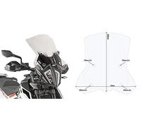 Givi 7710dt Ktm 390/790 Adventure&790 Adventure R Windshield Clair