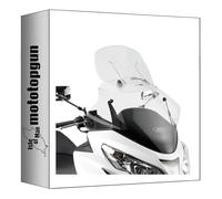 givi Pare-Brise modulable Airflow incolore af266 Compatible avec Suzuki Burgman 400 l0-l1-l2-l3-l4-l5-l6 2006 2007 2008 2009 2010 2011 2012 2013 2014 2015 2016 mototopgun af266
