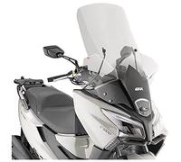 Givi Pare-Brise Transparent de 970 mm de Haut et 660 mm de Large pour Kymco X-Town 125-300 City (20-21), sans ABE, Autre, One Size, Pare-Brise Transparent 970 mm de Haut, 660 mm de Large, pour Kymco