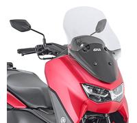Givi Pare-brise Transparent 585×410 mm pour Yamaha N-Max 125/155 (2021) sans ABE