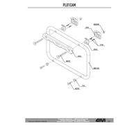 Givi PL01CAM Universal, sideframes Monokey Cam Original Original