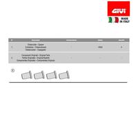 GIVI PL7705CAMKIT Adaptateur Pour Montage PL7705CAM Sur 1290S Et 1290R 2017
