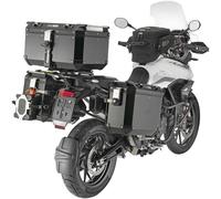 Porte-bagages latéral spécifique PL ONE-FIT configuré pour valises MONOKEY® CAM-SIDE Trekker Outback pour TRIUMPH Tiger 900 (20 > 21) - PLO6415CAM