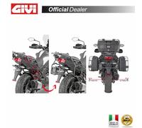 Givi Porte-bagages latéraux Monokey à dégagement rapide Kawasaki Versys 1000 / Versys 1000 SE Noir