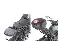 Givi Monolock® Voge Trofeo 300 20-21 Top Case Rear Fitting Argenté