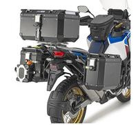 Honda CRF 1100L Africa Twin Adventure Sports (20) - Support valises spécifique PL ONE FIT GIVI MonokeyCam-Side
