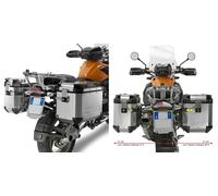 Givi Trekker Outback Monokey Cam Bmw R 1200 Gs Adventure/r 1200 Gs Side Cases Fitting Noir