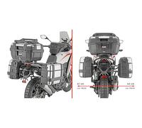 Porte-valises laterales Givi Monokey Moto Morini Xcape 700 2025