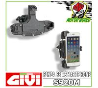 Givi S920M/L Smartphone, Titulaire 112 x 52 mm - 148 -75mm Noir Noir