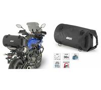 GIVI Sac Roulé Imperméable Pour Selle Ou Porte-Bagages 30 L Noir EA114BK