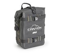Givi Sac latéral Canyon GRT722B 8 l étanche Noir/Gris