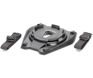 GIVI Seatlock Fixation universelle pour poches de verrouillage de réservoir sur le siège pilion, noir