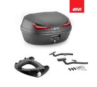 GIVI Set Coffre Noir E455N + Supports Suzuki GSX S 1000 Gt 2024
