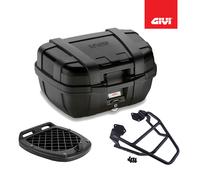 GIVI Set Coffre Noir TRK52BB + Plaque BMW R 1250 GS 2019 2020 2021
