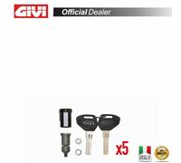 Givi Fermeture Top Case SL105 Serrure de sécurité à clé Argenté