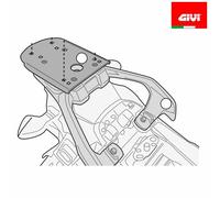 GIVI SR3116 Base Porte-Bagages Sans Plaque Pour Suzuki 250 DL V Strom 2017-2021