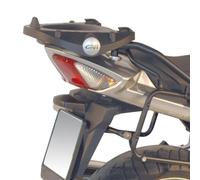 GIVI SR357 Porte-Bagages Arrière avec un Ret De Plaque Pour Top Case Monokey