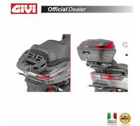 Givi Top case Monolock/Monokey Piaggio MP3 350/500 Sport/Business Fixation arrière Noir