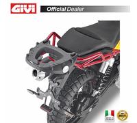 Givi Top case Moto Guzzi V85 Tt Monolock/monokey fixation arrière Noir