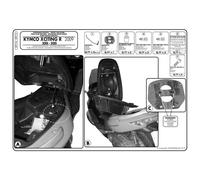 GIVI SR91M Porte-Bagages pour Assortir Avec Plaque GIA Incluse En Coffre Case