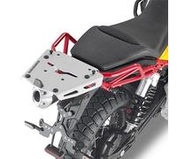 Givi Plaque porte-bagages Monokey SRA8203 pour Moto Guzzi V85 TT Aluminium argenté