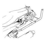 Givi Support Top Case Monokey ou Monolock Valise Kawasaki ZZR 600 (93 > 01)