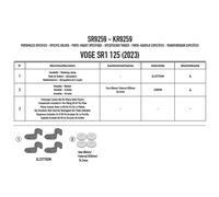 GIVI SUPPORT TOP CASE MONOLOCK VOGE SR1 125 '23 (SR9259)