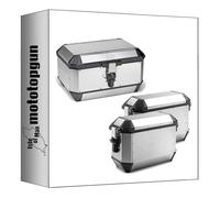 givi Top Case ala56a + valises laterales ala36apack2 Trekker Alaska Aluminium 128 lt + Support Compatible avec Honda nc 700 s 2012 2013 mototopgun ala56a + ala36apack2 + pl1111 + 1111fz + m5