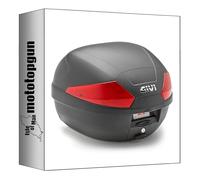 givi Top Case b29n2 monolock Noir 29 lt + Support Compatible avec MBK skycruiser 125 2005 2006 2007 2008 2009 mototopgun b29n2 + sr355m
