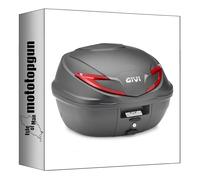 givi Top Case b360n2 monolock Noir 39 lt + Support Compatible avec MBK evolys 125-250 2014 2015 2016 2017 mototopgun b360n2 + sr2117m