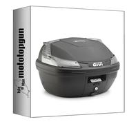 givi Top Case b37nt monolock Blade Noir Tech 37 lt + Support Compatible avec Honda pcx 125-150 2014 2015 2016 2017 mototopgun b37nt + sr1190