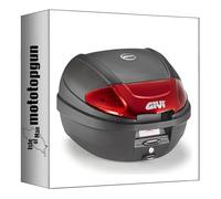 givi Top Case e300n2b monolock Noir 30 lt + Support Compatible avec cfmoto 650 NK 2021 2022 2023 2024 mototopgun e300n2b + 9223fz + m5m