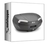 givi Top Case e46nt2 monolock Riviera Noir Tech 46 lt + Support Compatible avec Piaggio Zip 50-125 2000 2001 2002 2003 2004 2005 2006 2007 2008 2009 2010 2011 2012 mototopgun e46nt2 + sr56