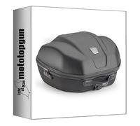 givi Top Case monokey Noir 34 lt pour Porte Paquet d'origine + Support Compatible avec voge valico 650ds 2021 2022 2023 2024 mototopgun wl901b + sr9252 + m5