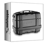 givi Top Case monokey Trekker Aluminium Noir 33 lt pour Porte Paquet d'origine + Support Compatible avec voge valico 650ds 2021 2022 2023 2024 mototopgun trk33b + sr9252 + m5