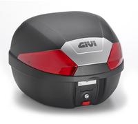 GIVI Top Case Noir Texturé Avec Catadioptres Rouges Et Kit Universel 29 L