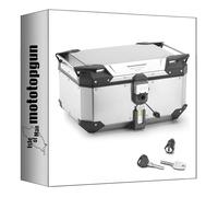 givi Top Case obkev58a monokey Trekker Outback Evo Smart Aluminium 58 lt + Support Compatible avec KTM Duke 790 2018 2019 2020 mototopgun obkev58a + slr101 + sr7715 + m7