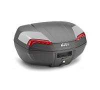 GIVI Top Case RIVIERA 46 L Noir Avec 2 Plaques En Plastique Grise Kit Universel