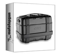 givi Top Case trk46b monokey Trekker Aluminium Noir 46 lt + Support Compatible avec sym maxsym 400 2021 2022 2023 2024 mototopgun trk46b + sr7065 + m5