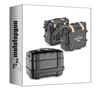 givi Top Case trk46b + sacoches cavalières grt720b Trekker Canyon Noir 96 lt + Support Compatible avec Honda nc 700 s 2012 2013 mototopgun trk46b + grt720b + te1111 + 1111fz + m5