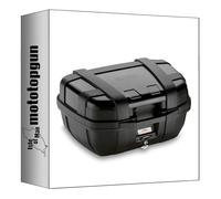 givi Top Case trk52b monokey Trekker Aluminium Noir 52 lt + Support Compatible avec BMW f 800 r 2015 2016 2017 2018 2019 mototopgun trk52b + sr5109