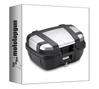 givi Top Case trk52n monokey Trekker Aluminium 52 lt + Support Compatible avec Triumph Bonneville t100 2017 2018 2019 2020 2021 2022 mototopgun trk52n + sr6410 + e251
